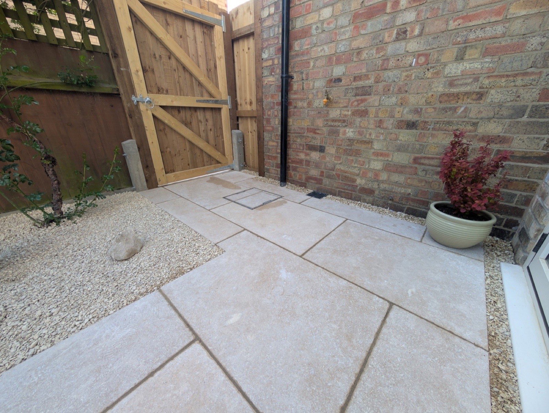 Driveway and patio groundworks